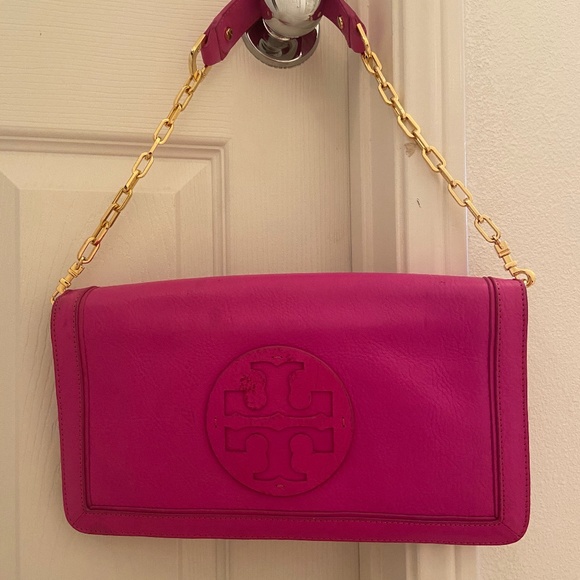 Tory Burch Pink Shoulder Bag - Picture 1 of 5